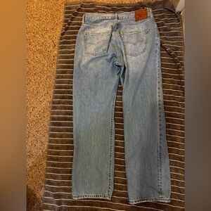 Levi's 501 90’s Light Wash Straight Leg Jean